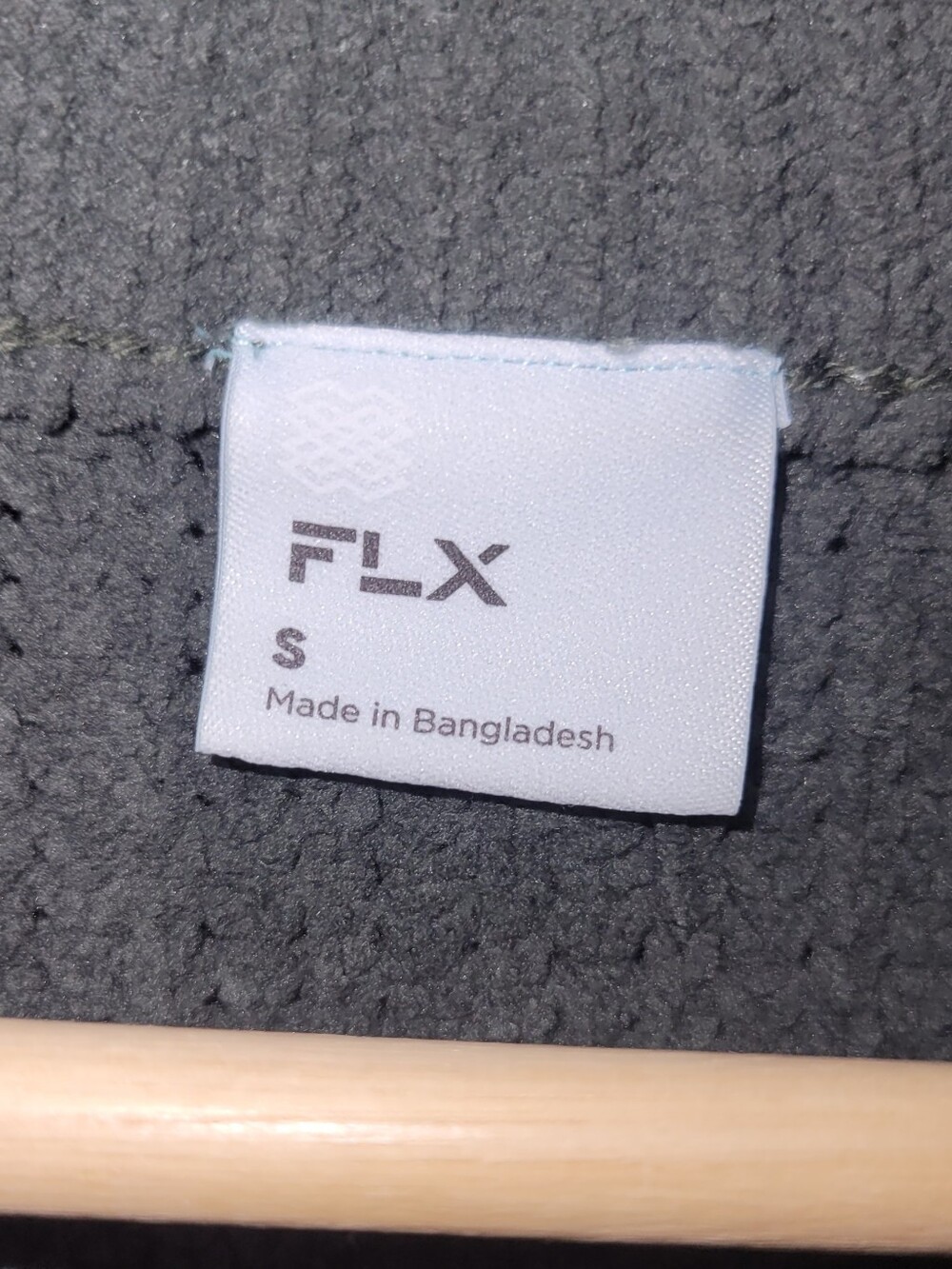 FLX Women's Small Olive Green Textured Fleece Full Zip Jacket Cozy - Picture 8 of 9